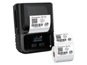 Phomemo Přenosná tiskárna štítků M120 černá / 203 dpi / termotiskárna / Bluetooth / USB-C (M120-BK)