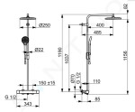 HANSGROHE - Xelu Q Umyvadlo 80x48 cm, bez přepadu, 2 otvory pro baterii, SmartClean, bílá 61025450