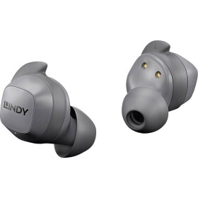 LINDY 73194 špuntová sluchátka Bez kabelu šedá regulace hlasitosti