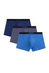 Boxerky Atlantic 3MH-011 A'3 S-2XL černošedá melanž XL