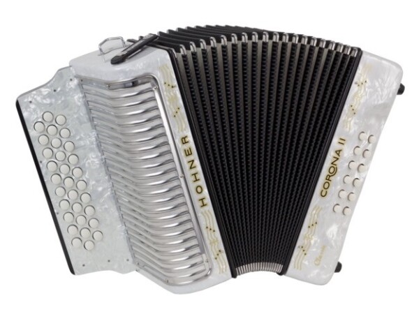 Hohner Corona II GCF, white
