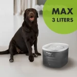 Napáječ pro zvířata GB392 šedá / Fontánka / 3 l / USB 5V/1A (GB392)