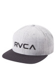 RVCA TWILL HTHR GREY/BLACK pánská kšiltovka
