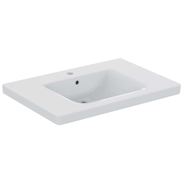 IDEAL STANDARD - Connect Freedom Umyvadlo 80x56 cm, 1 otvor baterii, s Ideal Plus, bílá E5484MA