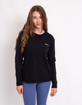 Tričko Patagonia W's L/S P-6 Logo Responsibili-Tee® Black