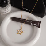 ELENYS Make a Wish – pozlacený náhrdelník 18K žluté zlato Délka: 42+5 cm / max. 47 cm