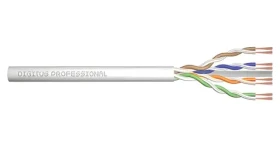 Digitus šedá / UTP kabel lanko / Cat.6 U/UTP / AWG26/7 / 305 m / LSZH (DK-1613-P-305)