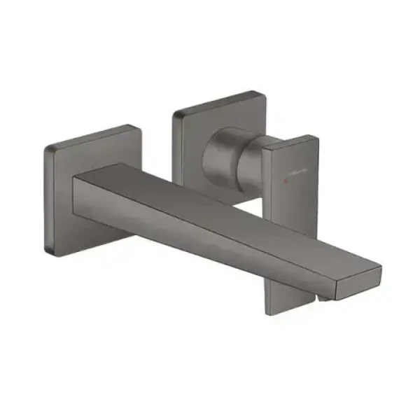 Hansgrohe - Umyvadlová baterie pod omítku, 2-otvorová instalace, kartáčovaný černý chrom (32526340)