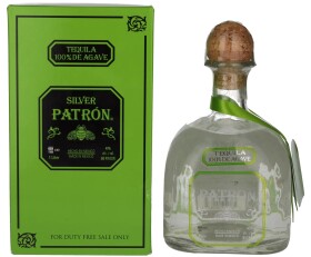 Patron SILVER Tequila 40% 1 l (tuba)