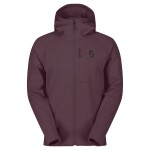 SCOTT Hoody M's Defined Warm Zip, Cocoa Red (vzorek) velikost: M