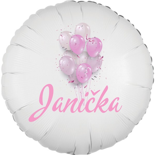 Janička - balónek se jménem - Balonky.cz Janička - balónek se jménem - Balonky.cz