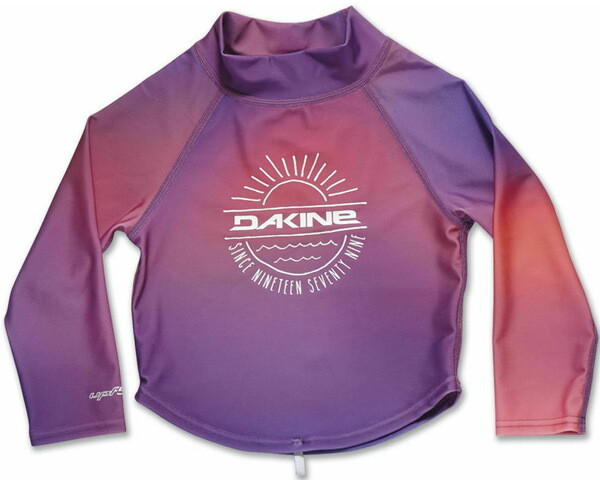 Dakine TODDLER RASHGUARD PINK SUNSET lycra - 4T