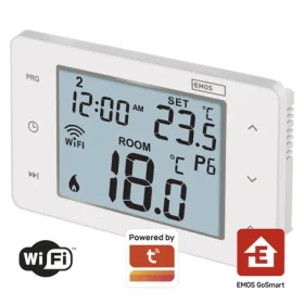 EMOS GoSmart P56201 bílá / Termostat / WiFi / drátový / programovatelný / TUYA (2101900000)