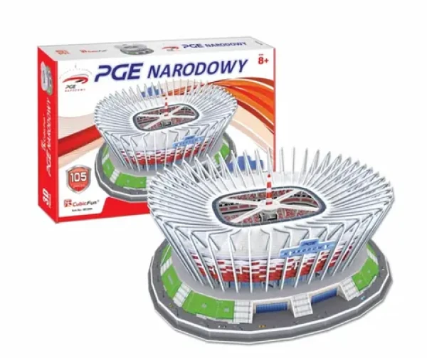 CubicFun 3D puzzle Národní stadion ve Varšavě 105 ks
