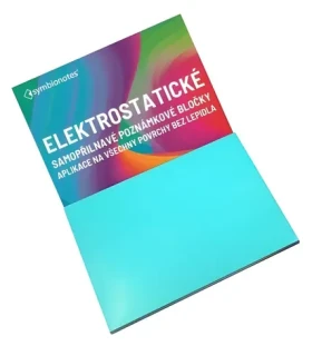 Fellowes Symbionotes tyrkysové / Poznámkový bloček / elektrostatický / 190x100 mm / 100 ks (SYNT190100TQ100)
