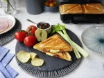 Breville VST082X černá / Sendvičovač / 850 W / 2 topinky / Duraceramic povrch (VST082X)