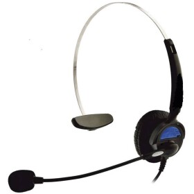 Basetech KJ-97 Headset otevřená (On Ear) kabelová mono černá telefon
