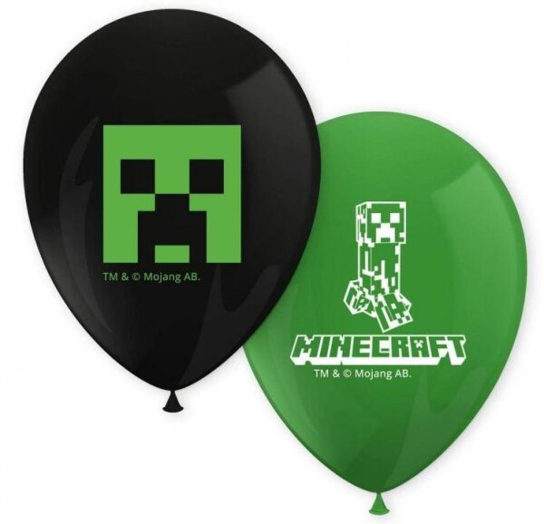 Minecraft TNT balónky 8 ks Minecraft TNT balónky 8 ks
