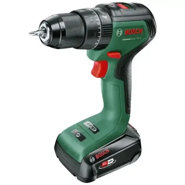 BOSCH UniversalImpact 18V-60 / Aku příklepový šroubovák / 18V / 1900 ot-min / 1x 2.0Ah (06039D7101)