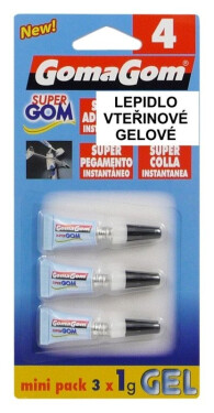 Lepidlo vteřinové 4 3x1g gelové