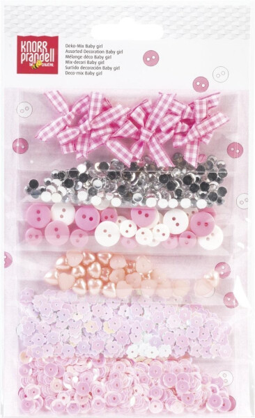 Knorr Prandell Sada dekorací Baby růžové