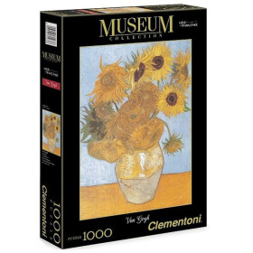 Puzzle Vincent Van Gogh: Slunečnice 1000 dílků - Clementoni