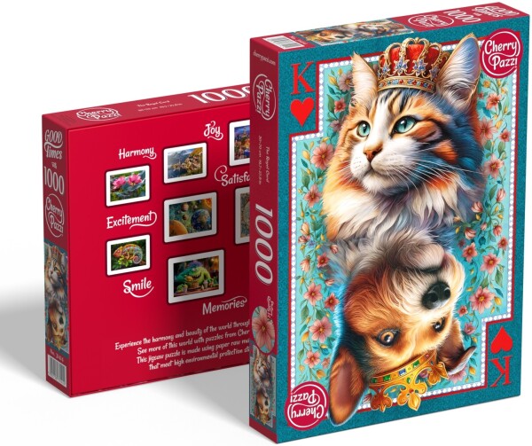 Puzzle Cherry Pazzi 1000 dílků - Královská karta (The royal card)