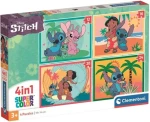 CLEMENTONI Puzzle Stitch 4v1