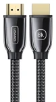 USAMS U67 černá / Kabel HDMI / HDMI 2.1 / 3 m / 8K 60Hz / 48 Gbit/s (SJ498HD01)