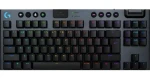 Logitech G G915 X / Bezdrátová herní klávesnice / US layout / TKL / Bluetooth+USB LIGHTSPEED přijímač / RGB (920-012757)