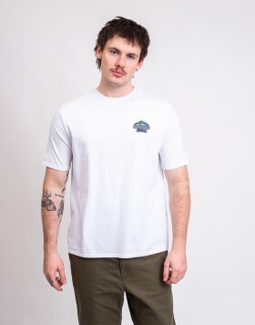 Tričko Patagonia M's Great Waves Responsibili-Tee® Fiber White