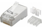 PremiumCord Konektor RJ 45 stíněný, CAT6A, AWG 24-26 8592220018658