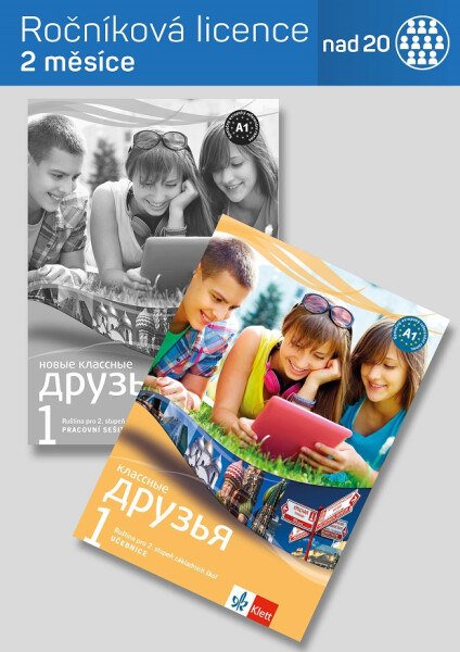 Klassnyje druzja 1 – digitální licence - uč. s ps – ročníková &gt;20 žáků (2 měsíce)