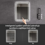 CERANO - Koupelnové LED zrcadlo Interno - 50x70 CER-429358