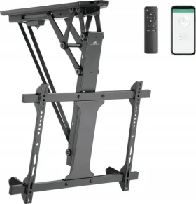 Maclean MC-880T černý / Stropní držák pro TV / elektrický pohon / VESA 600x400 / 32-70" / 35 kg (MC-880T)