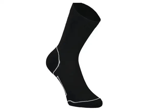 Mons Royale 100206-1056-063 merino ponožky TECH BIKE SOCK 2.0 black / grey - Mons Royale Tech Bike 2.0 dámské ponožky Black/Grey vel. S