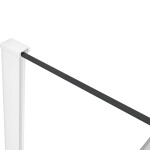 CERANO Profil pro sprchové zástěny Walk-in Onyx - 8 mm - bílá matná - 15 mm