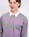 Gramicci Langdon Rugby Shirt HEATHER/PURPLE M