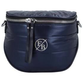 Módní dámská prošívaná crossbody/ledvinka Jaime, tmavě modrá