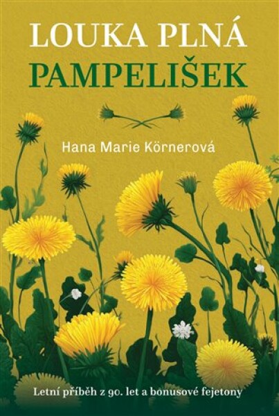 Louka plná pampelišek