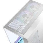MODECOM Volcano Panorama Apex ARGB 5F bílá / Skříň / ATX / USB-C / 2x USB 3.0 / ARGB / bez zdroje (AT-PANORAMA-5F-ARGB-20-000000-0002)