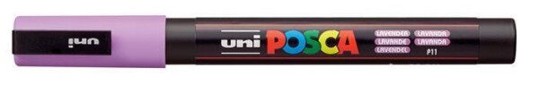 Popisovač Posca PC-3M, levandulová, mm