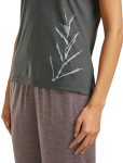 Dámské merino triko s krátkým rukávem ICEBREAKER Wmns Core SS Tee Panax, Obsidian velikost: M