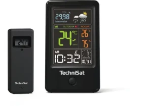 TechniSat iMETEO 400 černá / Meteostanice / LCD displej / teplota / tlak / vlhkost / 2x AA (MET02H)