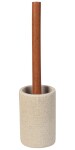 SAPHO - CRAFT WC štětka na postavení, acacia/béžová 8568