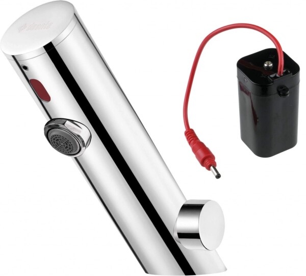 DEANTE - Senzorová baterie na umyvadlo Sense otočná, silikonová, s regulací teploty - 4xAA BQR_P29R