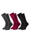 Ponožky Steven art.175/3 Pánské ponožky Boxy A'3 41-46 mix barev 3 44-46
