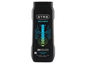 STR8 Wild Beat osvěžující sprchový gel 3 v 1 400 ml