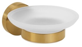 SAPHO - X-ROUND GOLD mýdlenka, mléčné sklo, zlato mat XR803GB