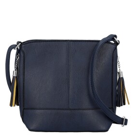 Trendy dámská koženková crossbody kabelka Lída, modrá